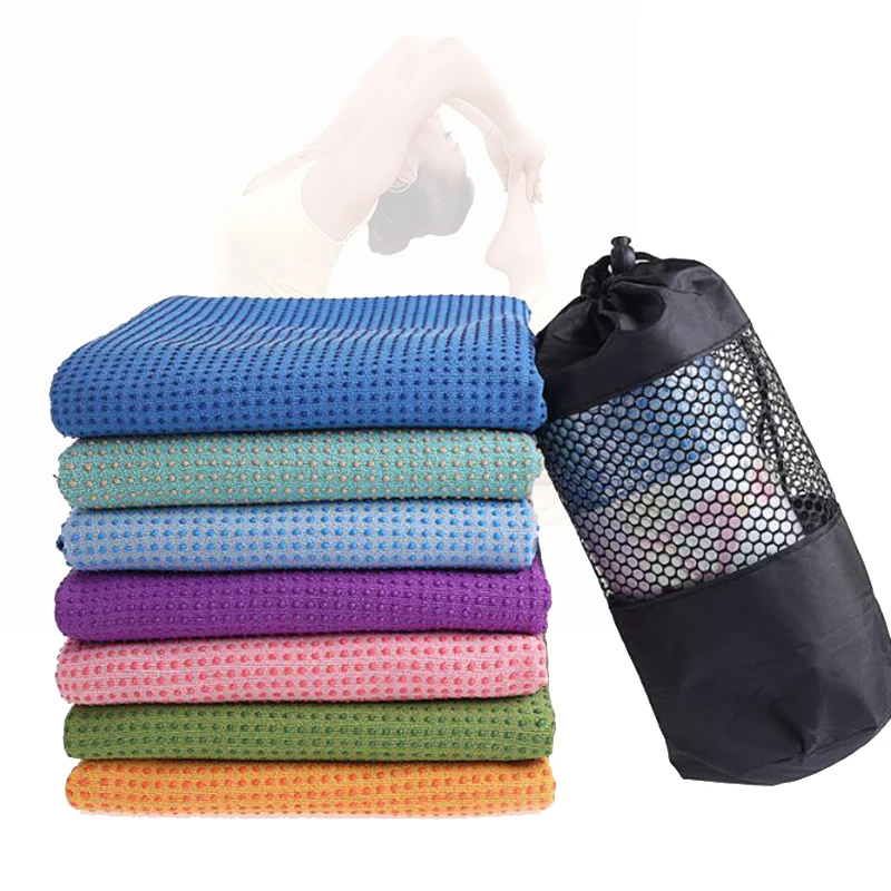 

Nonslip Cover Towel Anti Skid Microfiber Yoga Mat Towels Pilates Blankets Fitness Workout Supplies