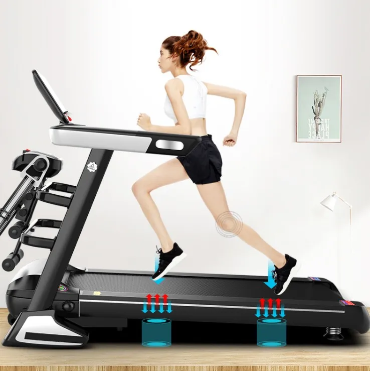 

Hot selling multifunctional indoor fitness equipment foldable electric treadmill