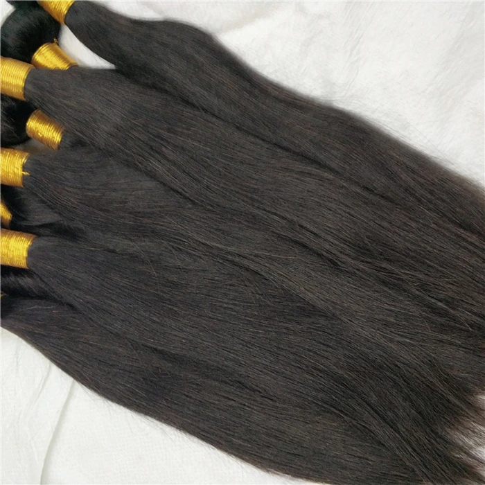 

Letsfly 100% 8A silky straight Brazilian Human hair extension all kinds of styles and length cheap wholesale good price