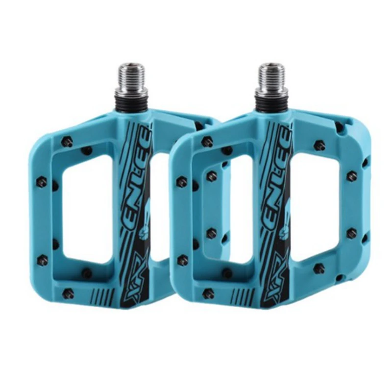 

Light Weight Nylon Good Material Hollow Carved Design Cheap Price High Quality Wide Bike Pedals Bike MTB, Red/blue/purple/black