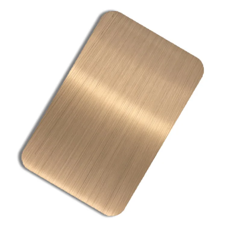 0.51.2mmmm Thickness 316 Titanium Nitride Coated Stainless Steel In