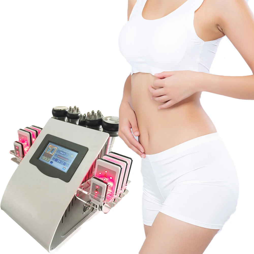 

6 in 1 Ultrasound Liposuction Cavitation Slimming Machine, White