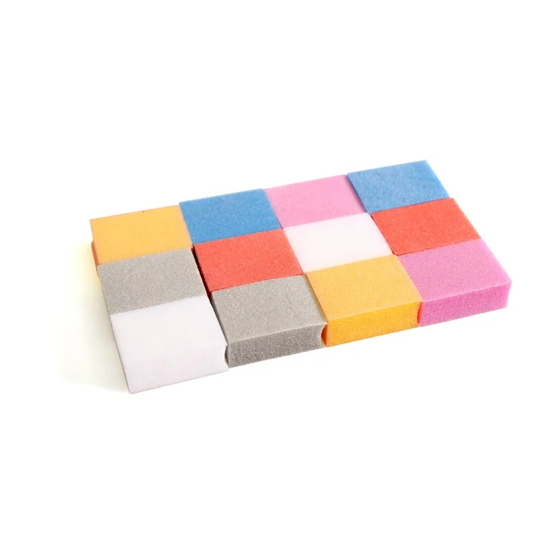 

Free sample wholesale cheap price square disposable sanding 33*25mm mini nail buffer block, Blue,sky blue,orange,pink,yellow,white,gray