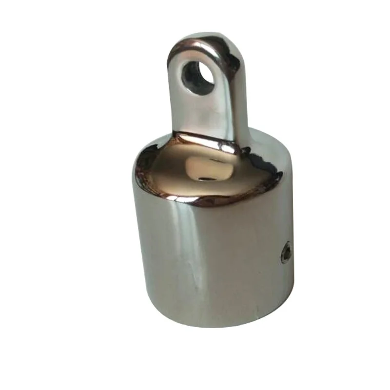 

Stainless steel Marine awning umbrella connection fixer single top wire sliding 25mm pipe joint yacht speedboat