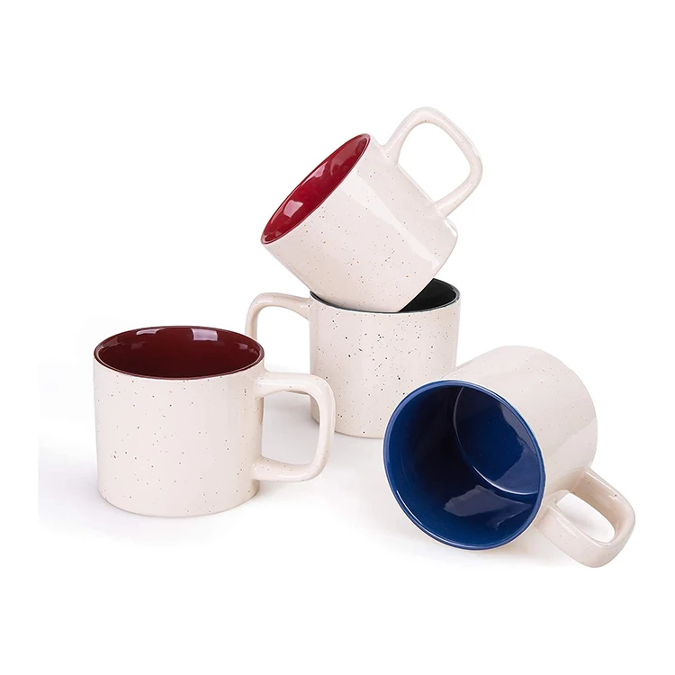 

Wholesale enamel ceramic mug porcelain coffee mugs, Customized colors acceptable
