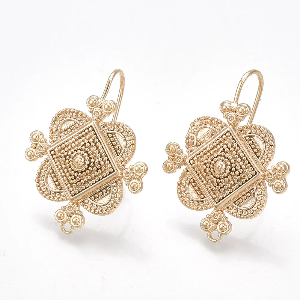 

Pandahall Real 18K Gold Plated Brass Earring Hooks with Loop