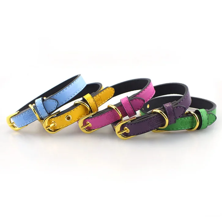 

Professional Supplier wholesale PU personalized Adjustable Training Dog Pet Collar