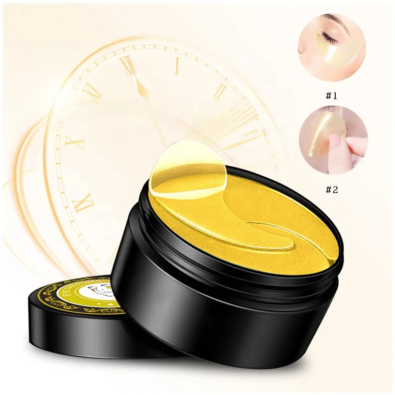 

Private Label Custom Hydrogel Under Eye Patch 24k gold eye mask for eyelash extension, Customized color