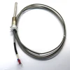Stainless Steel Temperature Sensor K Type Thermocouple Bayonet Compression Spring Cable Wire for Temperature Controller