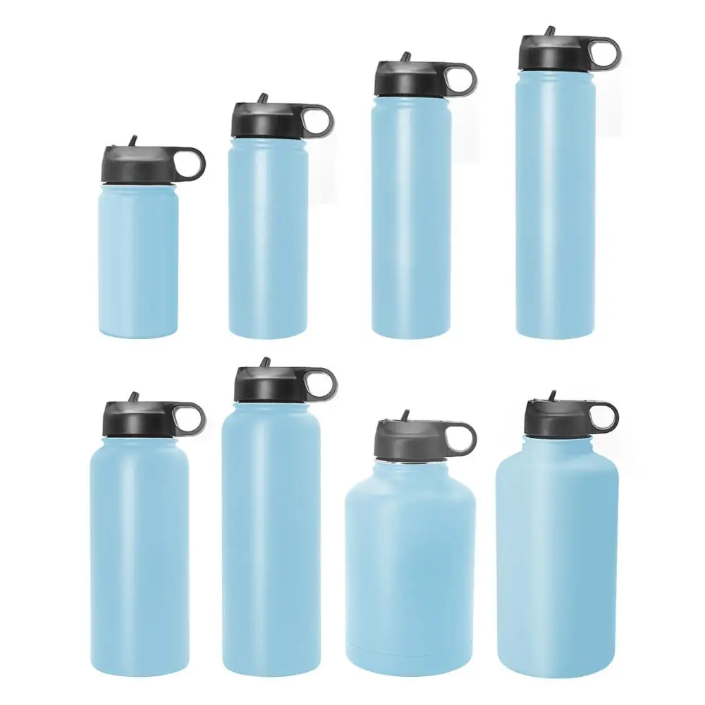 

sport cusmomized logo promotional gift insulated stainless steel thermos vacuum water bottle, Customized color