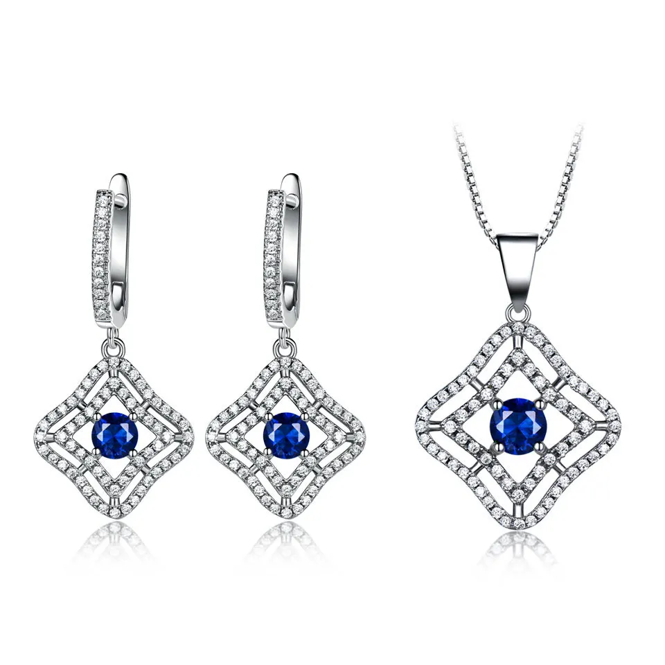 

The New 925 Sterling Silver Pendant Necklace Earrings 2 pcs/ set valentines bohemian long earrings