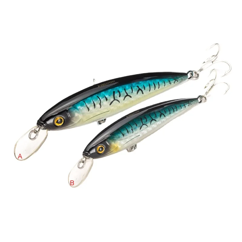 

Kingdom New Sea Fishing Lure Sinking High Quality Minnw Lure 140mm 40g False Bait Good Action Wobblers Hard Bait Fishing Tackle, 6 colors