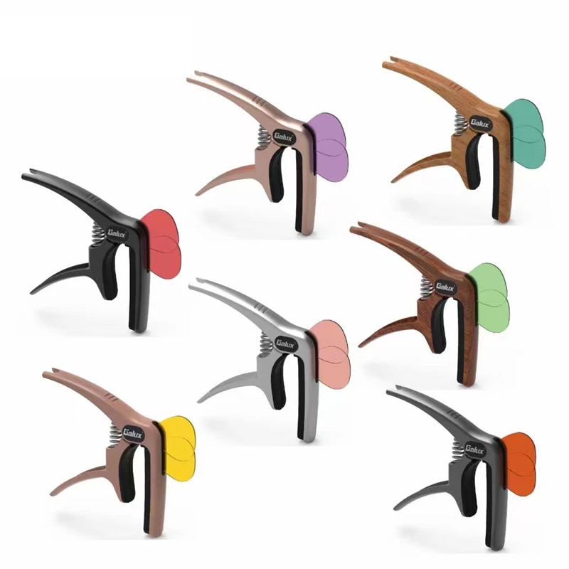 

Customized High Quality acoustic guitar capo classic for guitar, Colorful