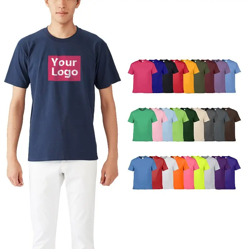 

T Shirt T-Shirt Shirts Logo Printing T-Shirts 100% Cotton Men Women Customized Men's Blank Printed Unisex Custom Tshirt, 36 colors