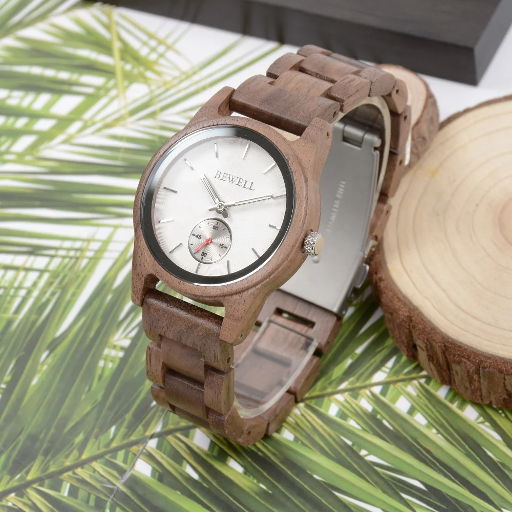 

SOPEWOD custom private label sandalwood walnut teak unisex wooden watches,ebony engraved wood watch