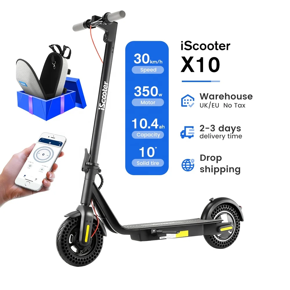 

i10 Scooter Electric adult Alibaba-co-uk 30km/h 10.5Ah scooters Folding mobility scooter