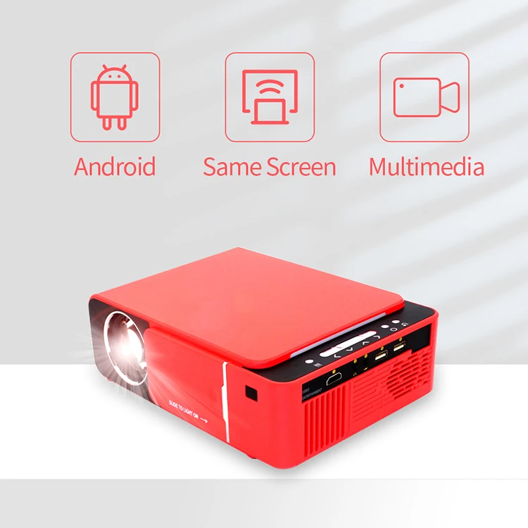 

Full Hd 720p Android Version Upgrade Mobile Phone Mini Wifi Same Screen Tv Projector For Mobile Phone