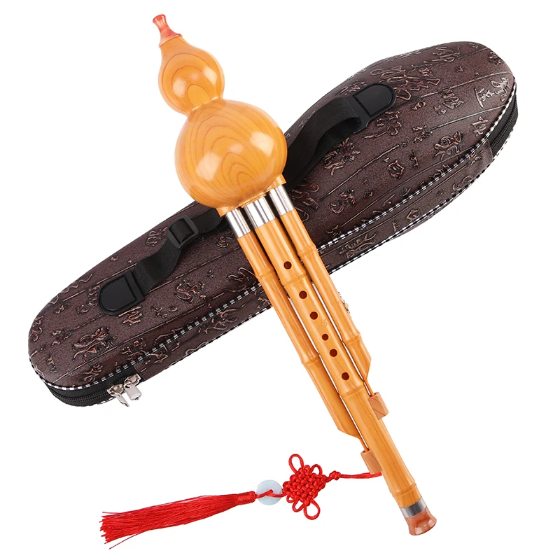 

Resin imitation wood color hulusi