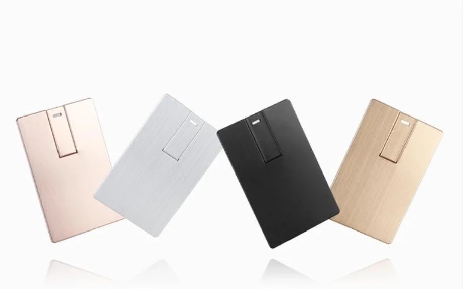 metal credit card USB flash drives 16gb 32gb usb card pen drive 64gb gadget - ANKUX.COM