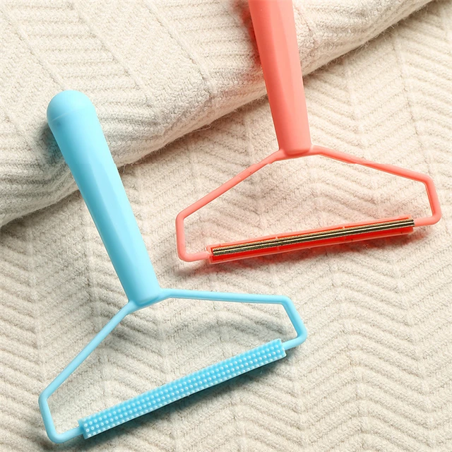 

J818 Household Portable Two-Sided Plastic Clothing Stripper Manual Clothing Cleaner Scraper Hair Lint Removal Brush