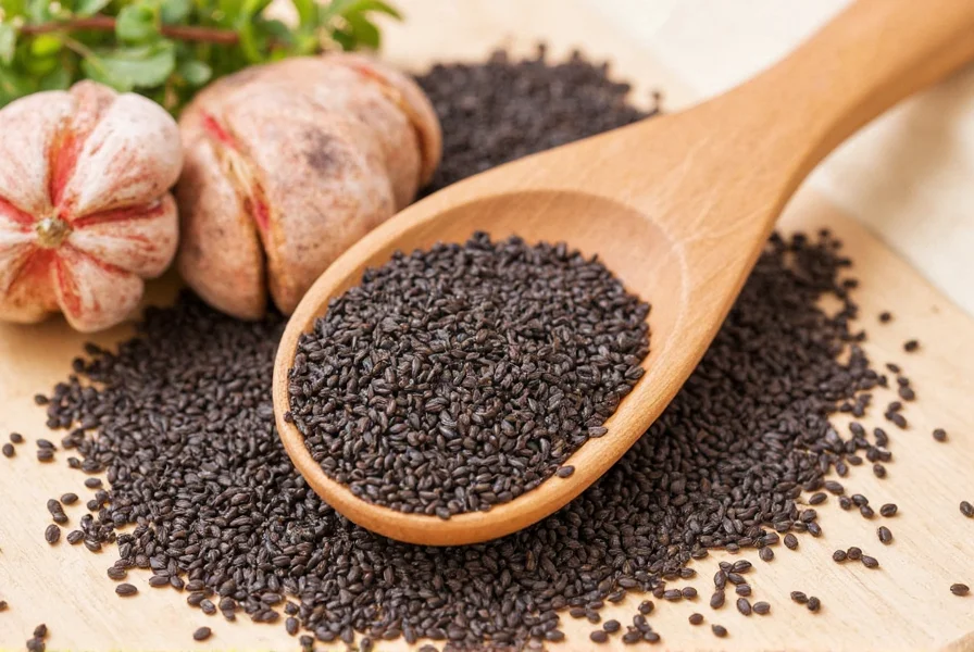 Caraway seeds in a tray