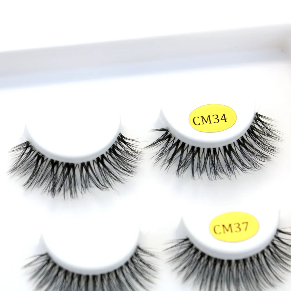 

2022 Hot Sale Handmade Clear Band Eyelashes Customized Packaging Cruelty Free Faux Mink Eyelash full strip lashes for wholesale