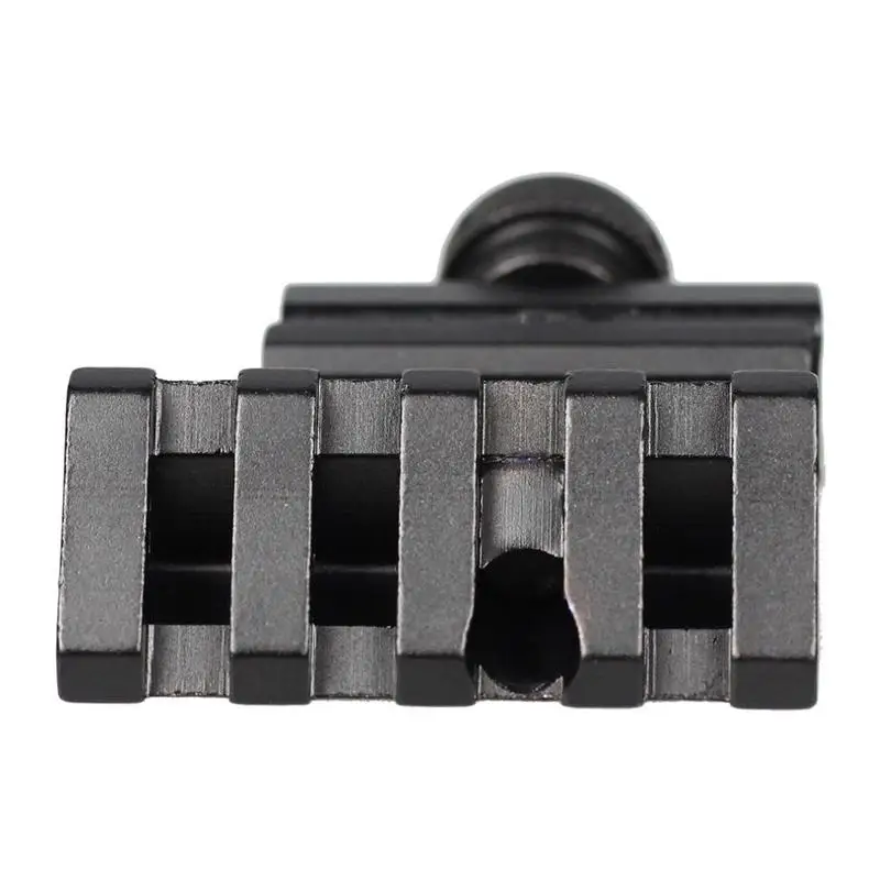 

4 Slot 45 Degrees 20mm Rail Mount Quick Release Aluminum Alloy Picatinny Rail Base Adapter Hunting Rifle Scope Tools Accessories, Black