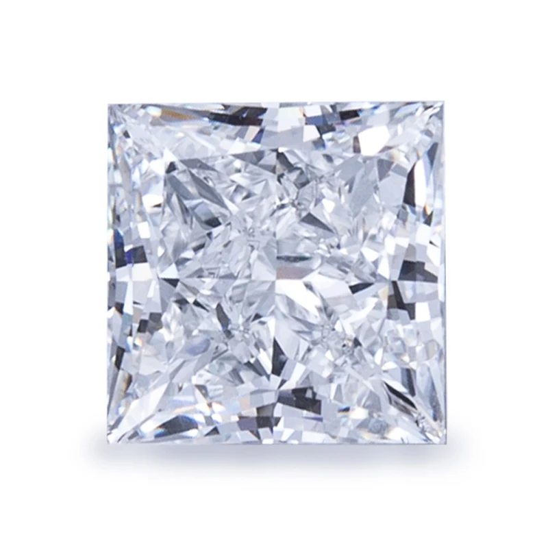 

Fast shipping 1.08ct/1.24ct D/F color VVS1 VS1 Square princess cut CVD Loose synthetic lab grown diamond