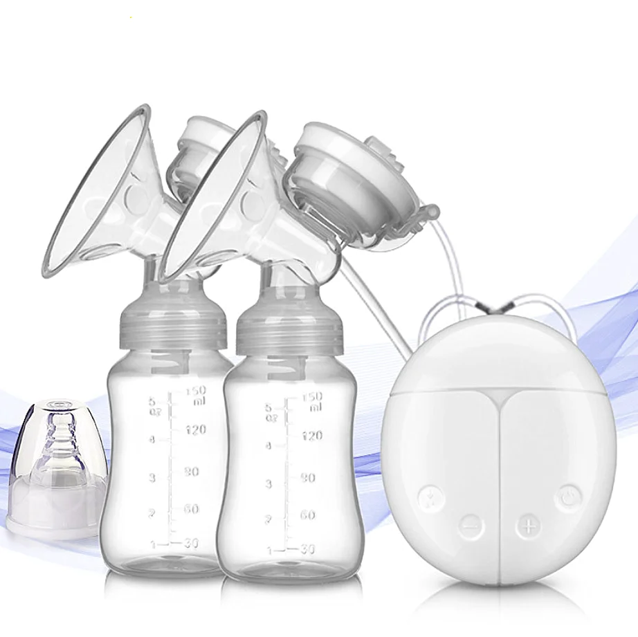 

Hospital grade free BPA double electric breast pump for mother care, White , pink , blue