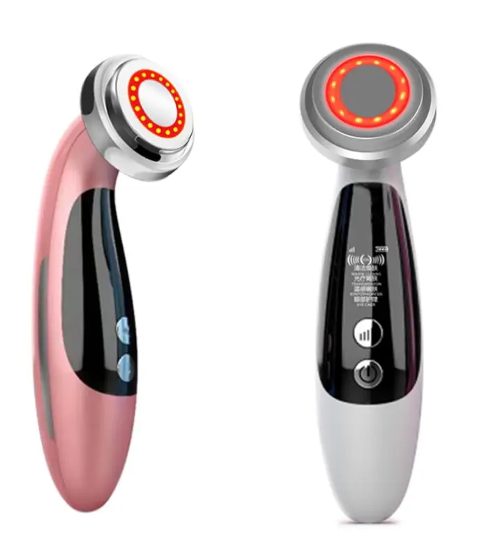 

Mini microcurrent EMS 4 in 1 face cooling massager vibrating facial face massager