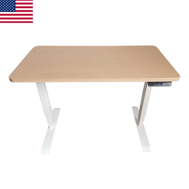 

High Quality Fashionable Simple Adjustable Height Wooden Home Modern White Office Desks
