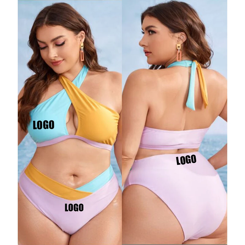 

Large Size Swimsuit Female Hot Spring Conservative Sling Steel Ring Boxer Skirt Split Swimsuit Bikini Sexi