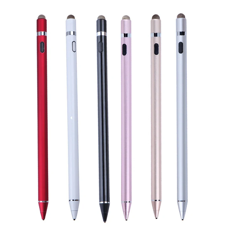 

universal metal high sensivive precision usb tablet capacitive active stylus pen, Black,white,red,gold,silver