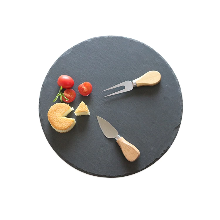 

Food Safe Snack Natural Slate Wine and Cheese Appetizer Party Plate