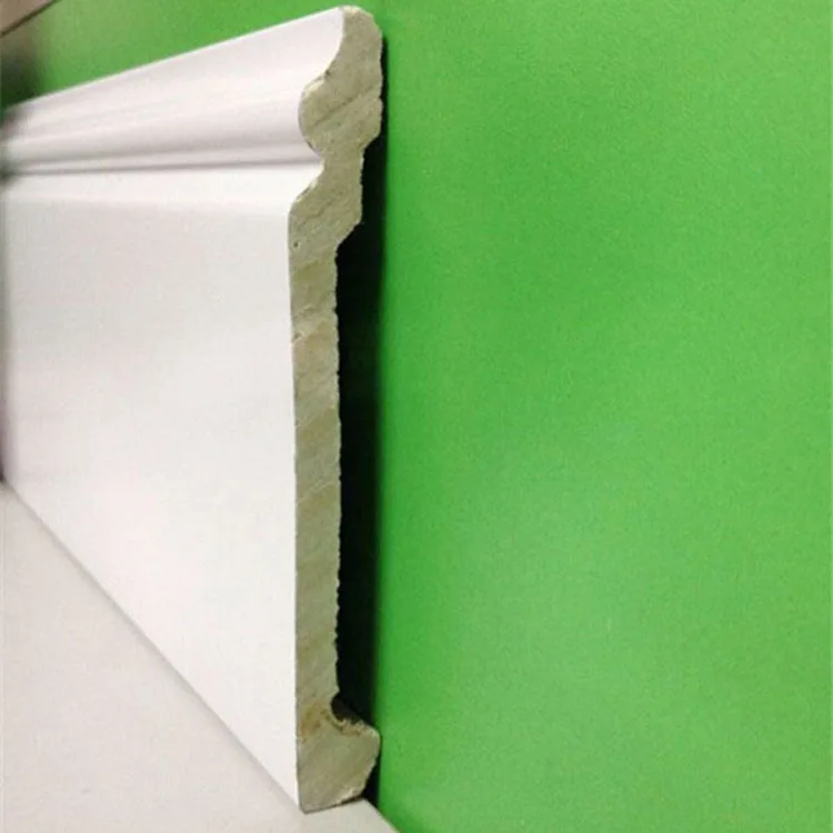 

Wholesale Cheap 14CM Width Customized PS Floor Skirting Board