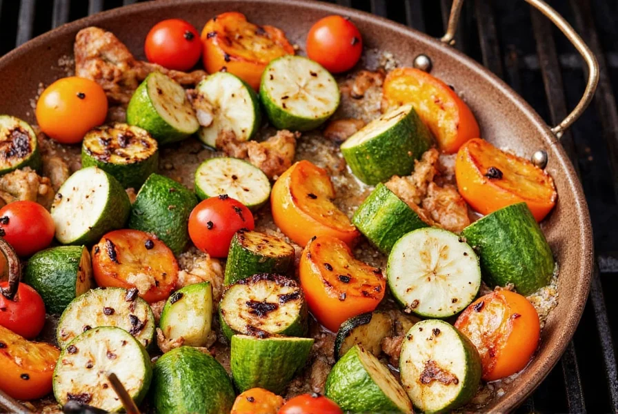 Vegetable marination in a bowl