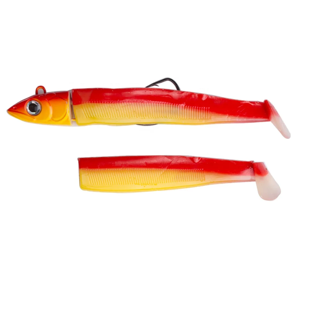 

Hunthouse wholesale free sample 100mm fishing soft lure black minnow