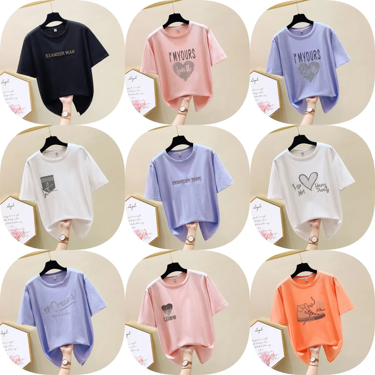 

women's clothing factory women's t shirts girls short sleeve shirts cheap wholesale