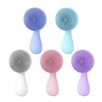 

silicone sonic vibration cleaner silicone face exfoliate washing facial brush