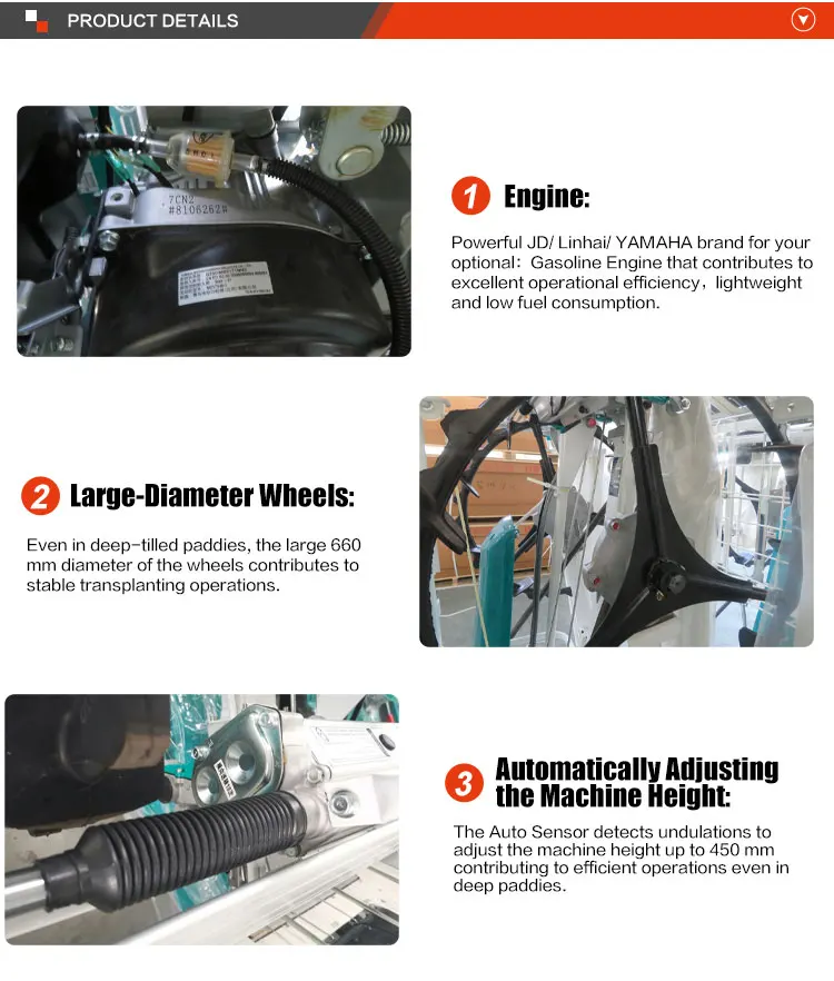 6 Row Handle Type Rice Transplanter