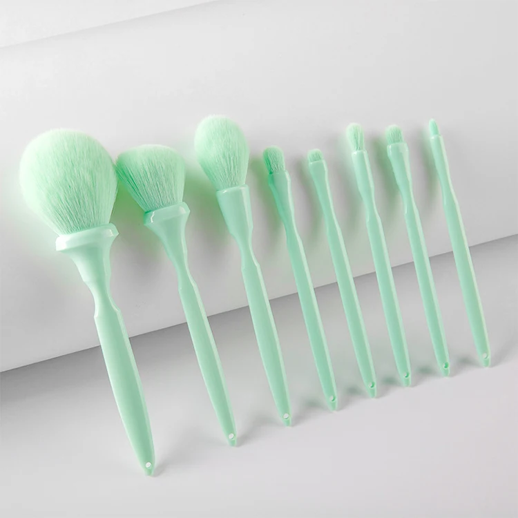 

Glitte Eye luxury vegan other professional custom original makeup brushes set private label bag packaging makeup brushes set, Sky blue