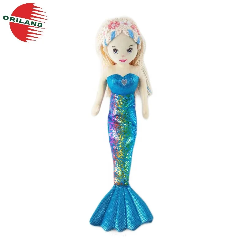 New Design Pretty Mermaid Dolls Girls Rag Doll Cute Stuffed Toy 