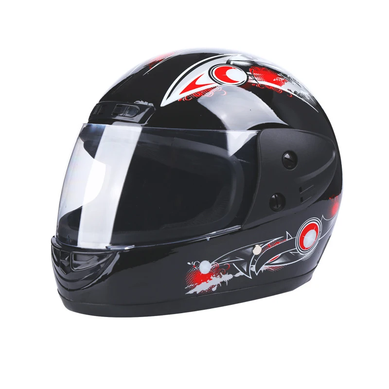 

Electric motorcycle safety helmet with detachable collar men and women motorcycle anti-fog mirror full face helmet
