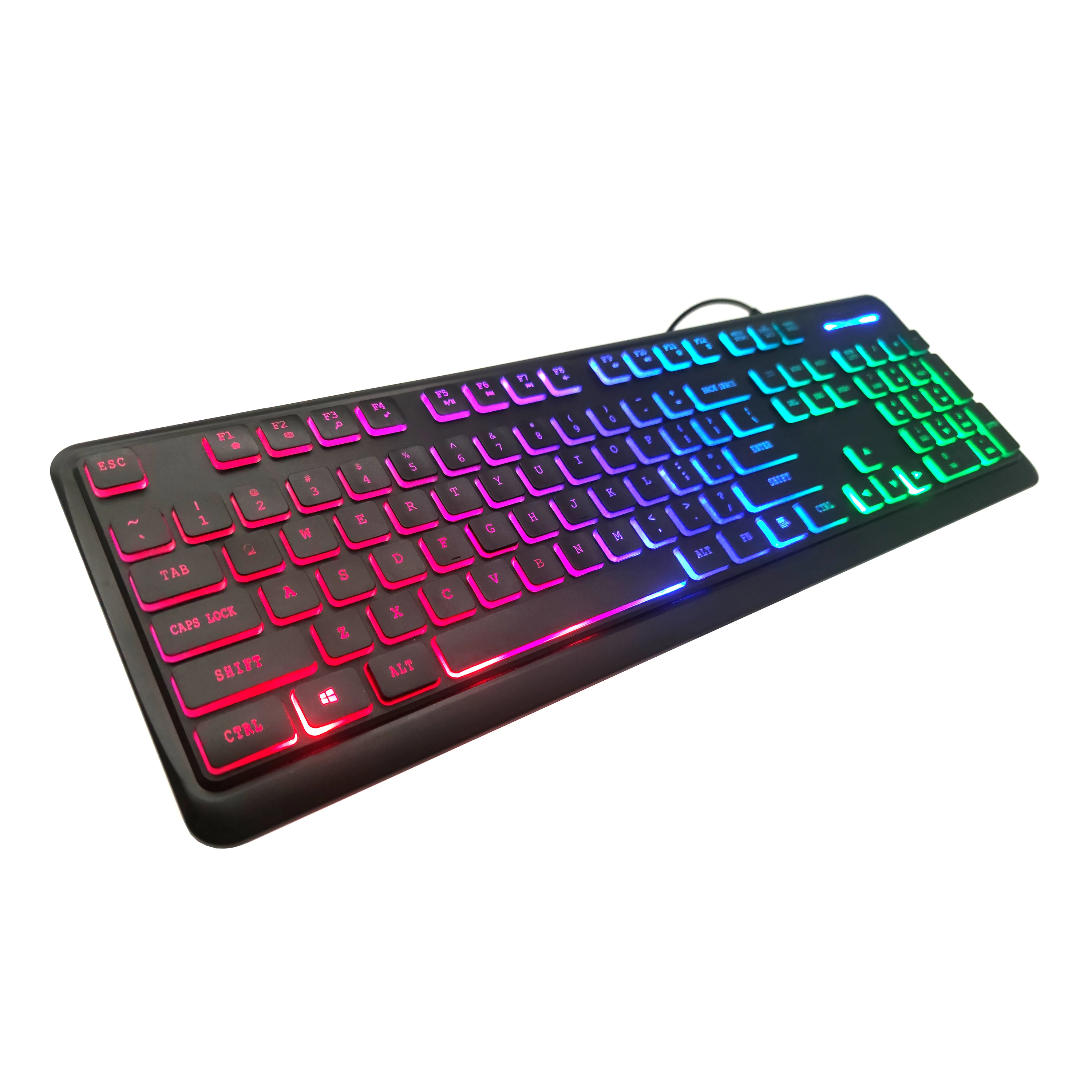 

Wired Wireless RGB Office Computer Gaming Keyboard, Customized colors