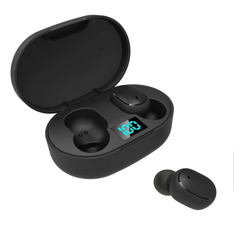 

New Arrival E6S TWS Twins True Wireless Stereo Earbuds Auto Paring HIFI Sound Music E6S Blue tooth Earphones for Redmi Xiaomi