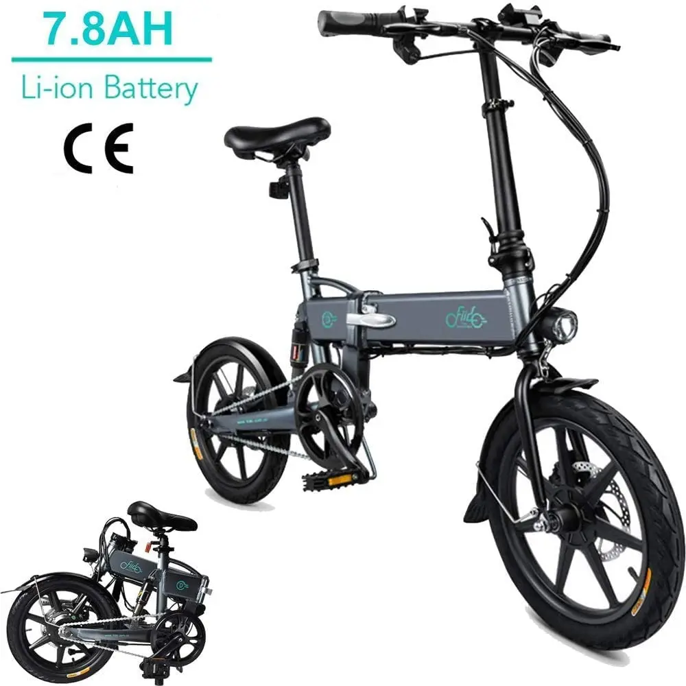 

EU STOCK Fiido D2S 16inch Free Shipping Off Road Folding Variable Speed Bicycle Electric Scooter With Seat