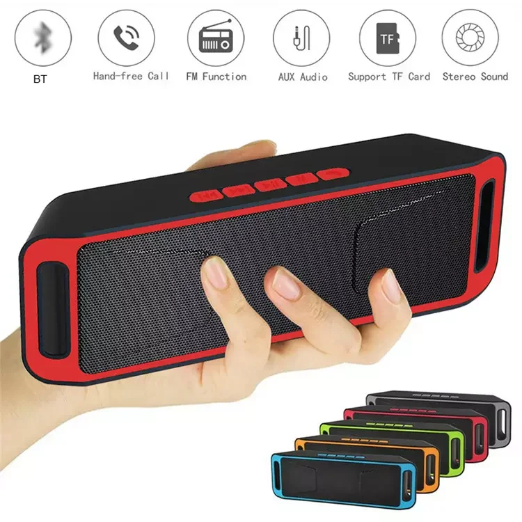 Outdoor bluetooth speaker Portable wireless speaker super bass mp3 speaker SC208 - ANKUX.COM