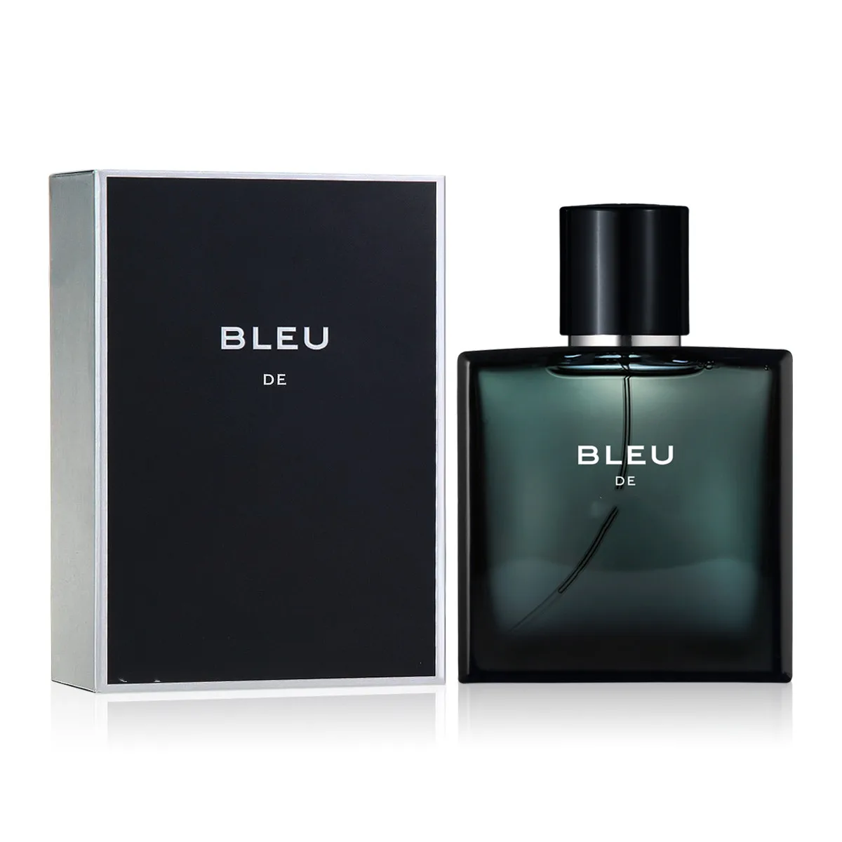 

100ml S+ Quality Version C0py Bleu Perfume De Pour Homme Eau De Parfum Spray for Men, Transparent