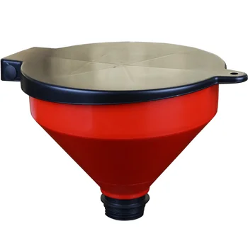 Plastic Waste Oil Drain Drum Funnel With Lid And Dust Filter - Buy ...