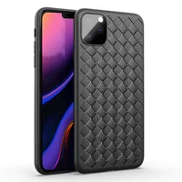 

2019 New Arrived Model Slim Woven Pattern Soft Tpu Case For Iphone 11 Cover